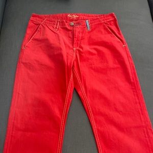 Robert Graham red jeans sz 34